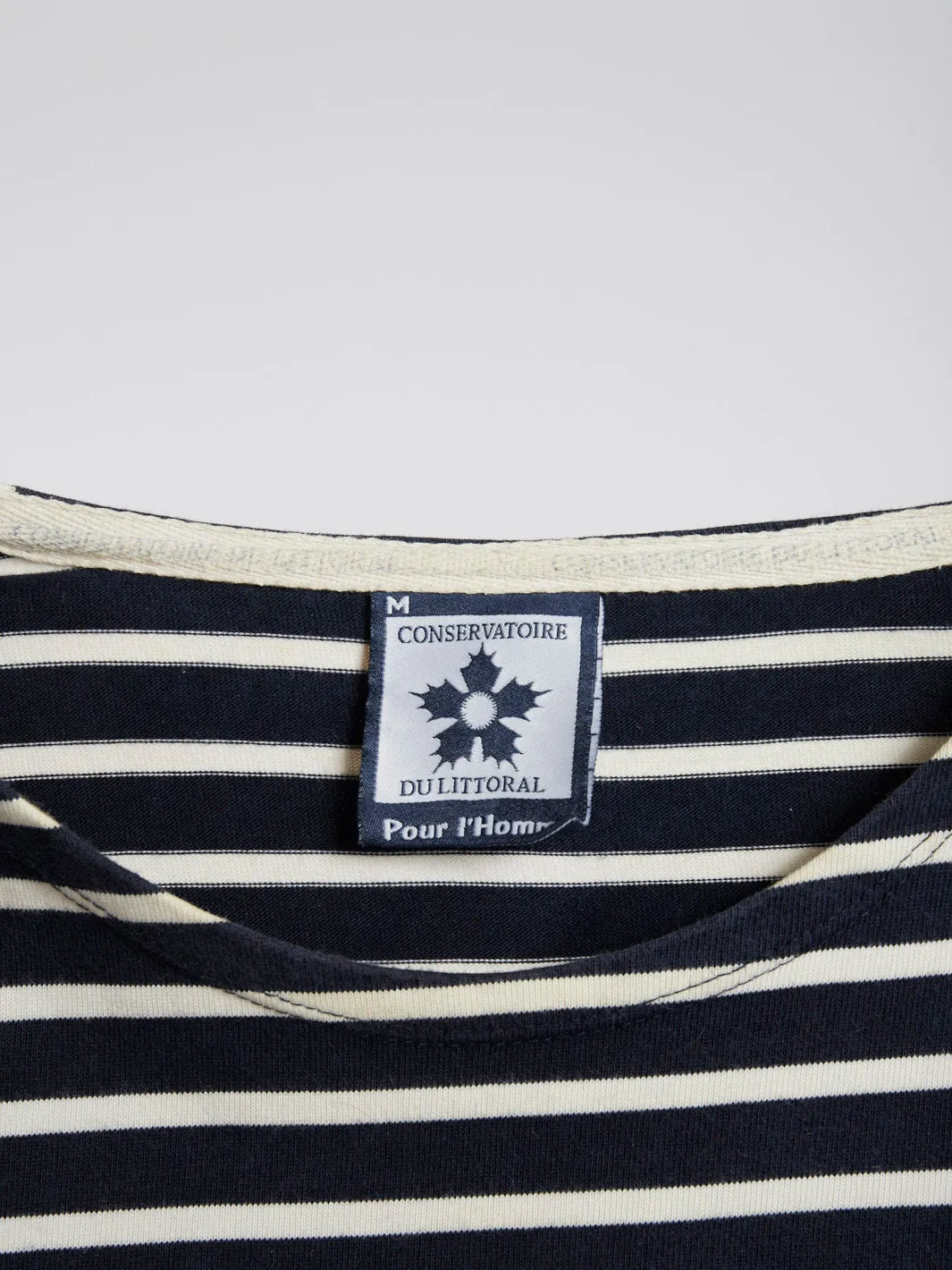 1990s Long-sleeved marinière shirt customised by Cavalli e Nastri