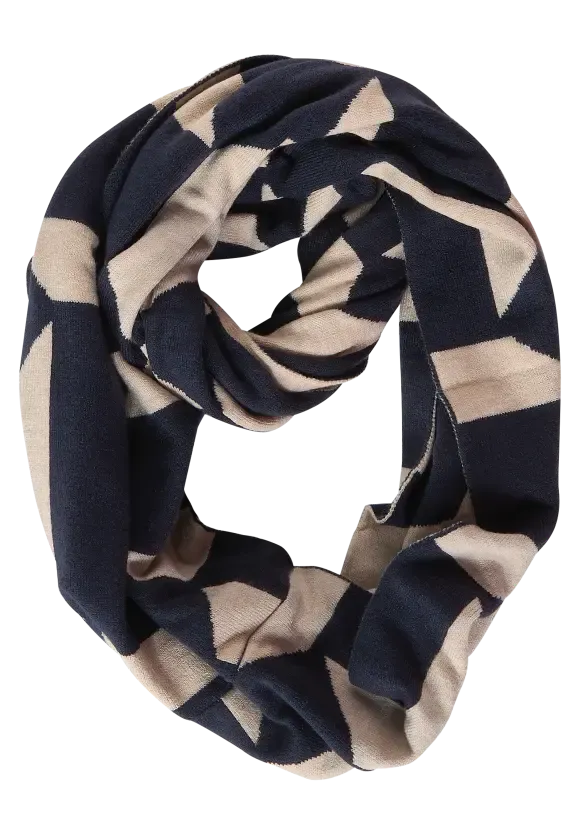 572214- Jacquard Print Loop Scarf- Street One