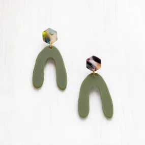 Acetate Modern Mountain Earrings