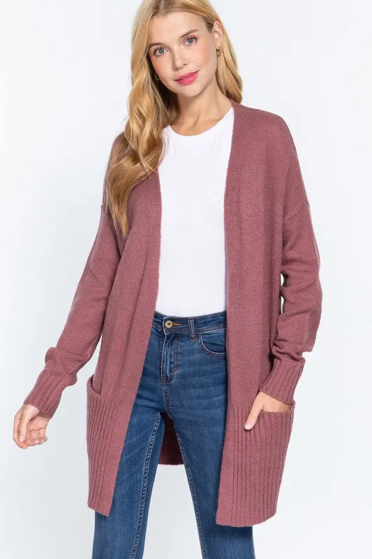 Active Basic Cardigan - 6 Colors