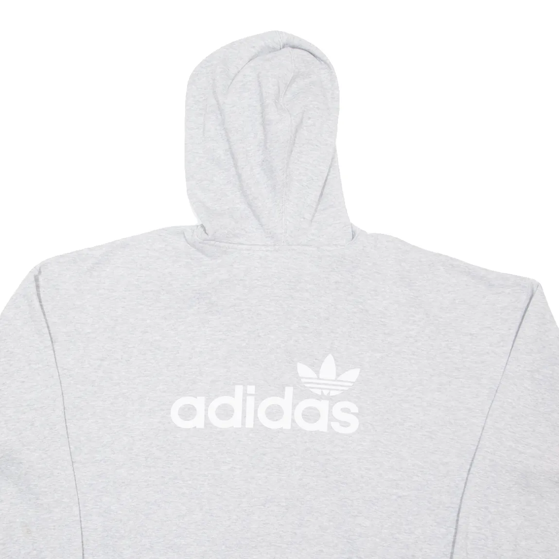 ADIDAS Womens Grey Hoodie UK 14