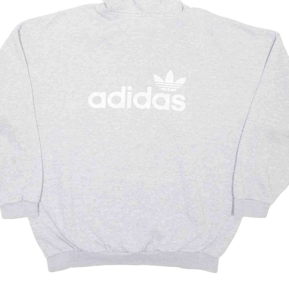 ADIDAS Womens Grey Hoodie UK 14