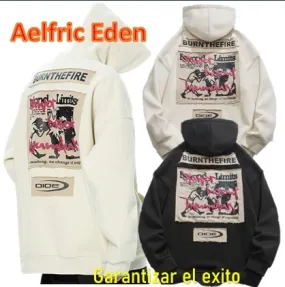 Aelfric Eden  |Pullovers Unisex Street Style Long Sleeves Handmade Logo