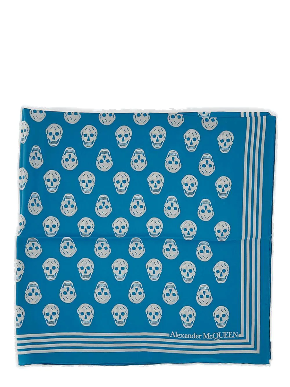 Alexander McQueen All-Over Skull Printed Scarf