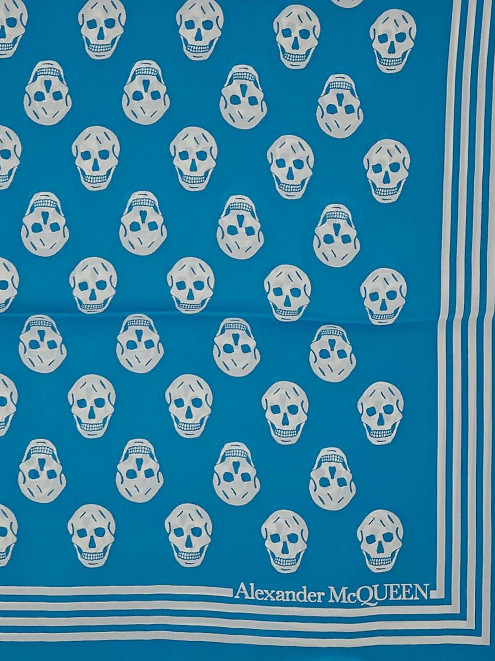 Alexander McQueen All-Over Skull Printed Scarf