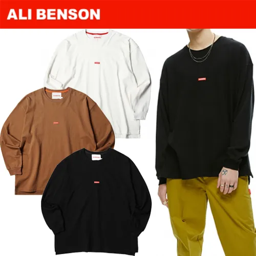 ALI BENSON  |Unisex Street Style Long Sleeves Long Sleeve T-shirt Logo