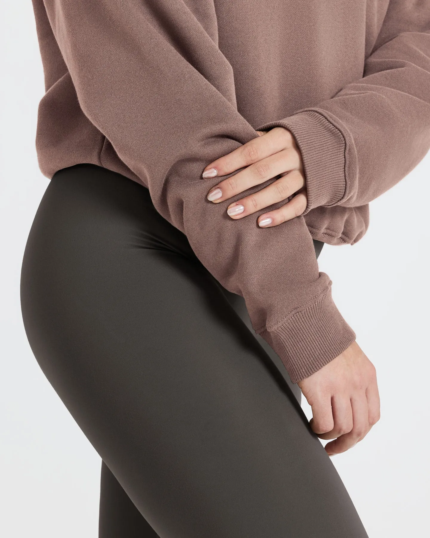 All Day Oversized Sweatshirt | Cool Brown