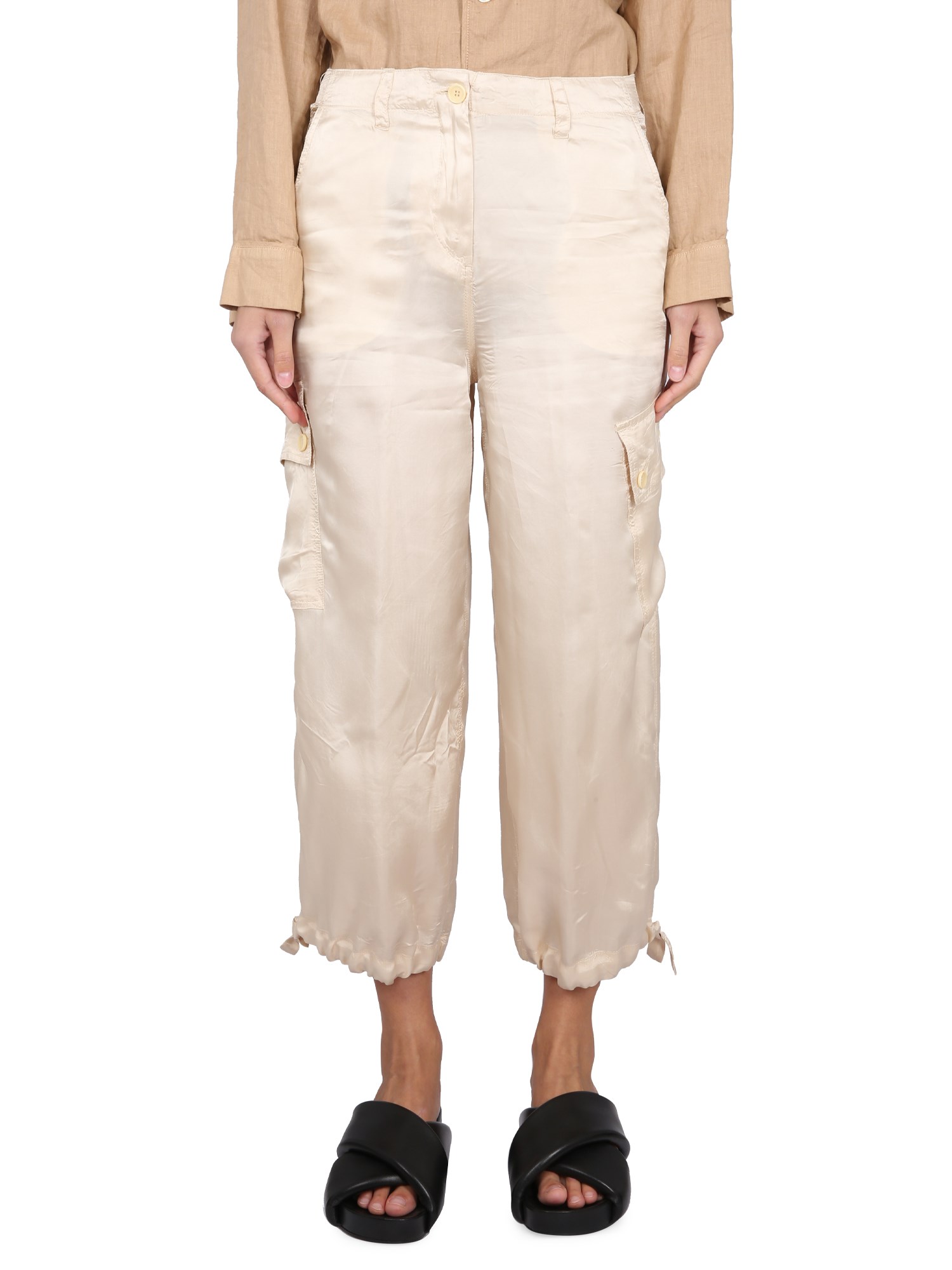 ASPESI    VISCOSE CROPPED PANTS