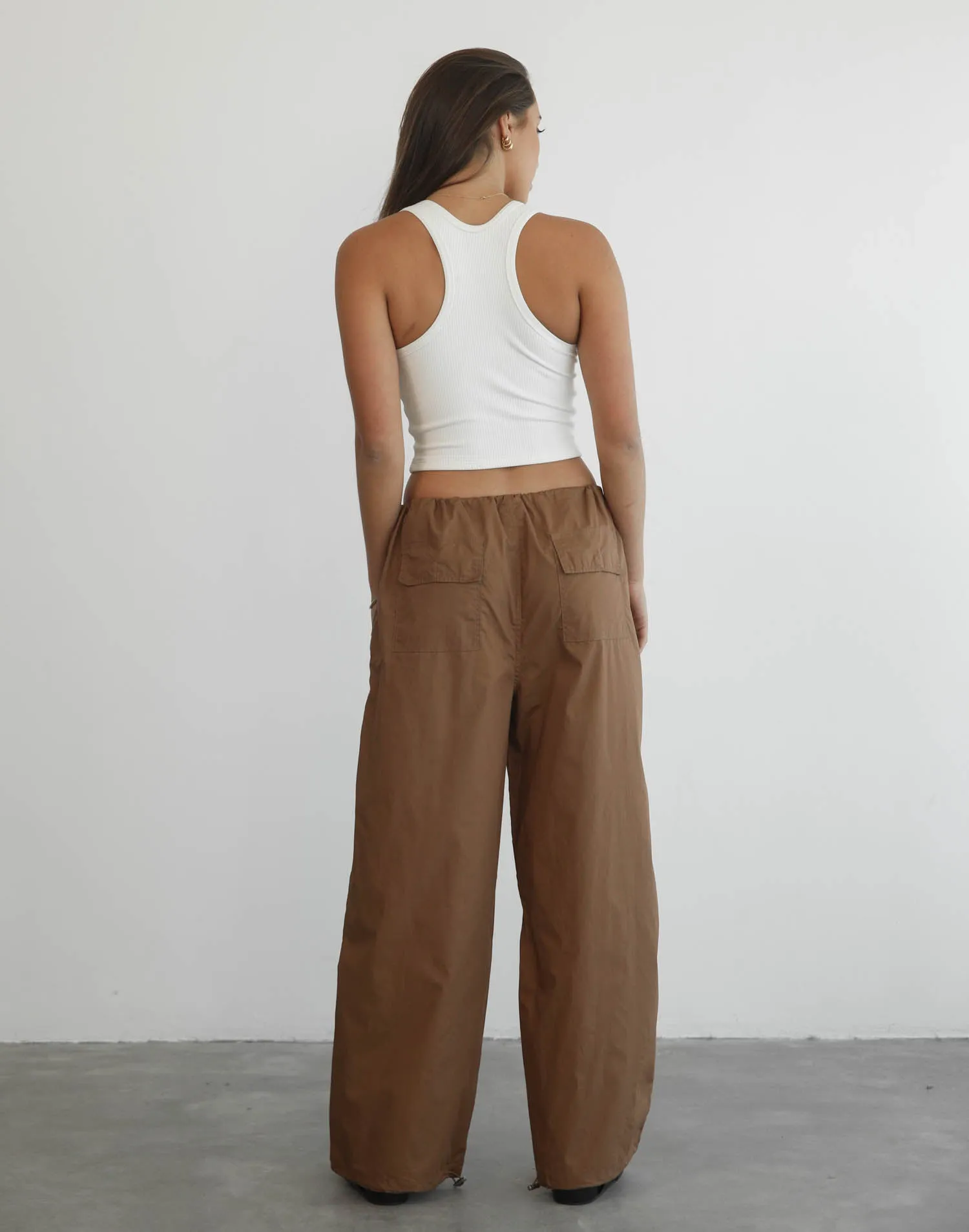 Bamba Parachute Pants (Brown)