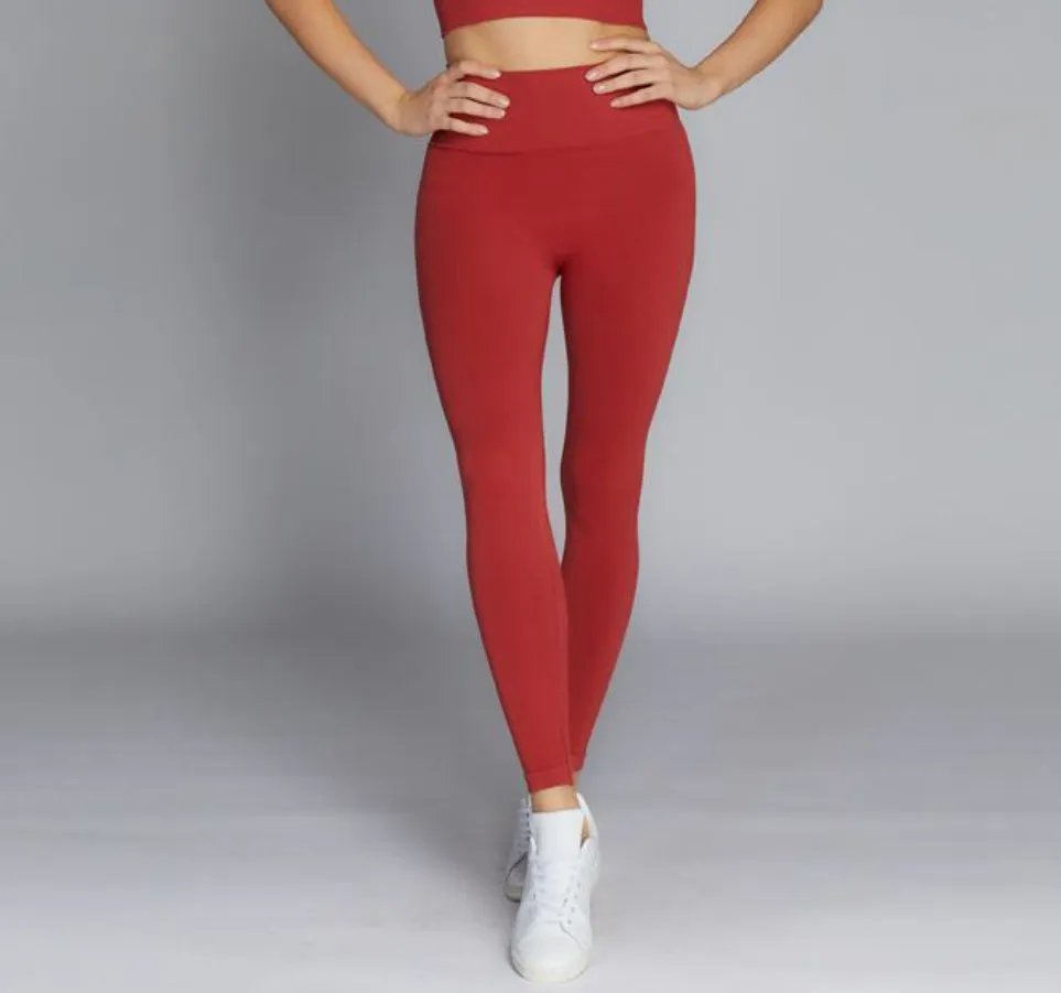 Bamboo Rib High Waist Leggings C