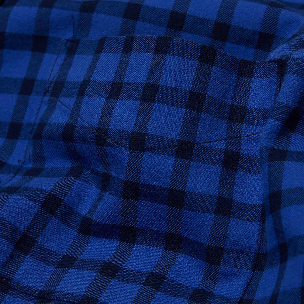 Band Of Outsiders Button Down Checked ShirtCobalt & Navy