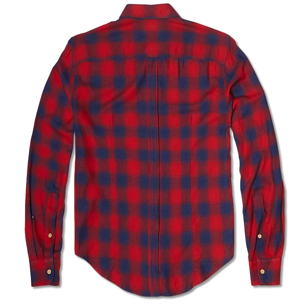 Band Of Outsiders Button Down Checked ShirtRed & Navy