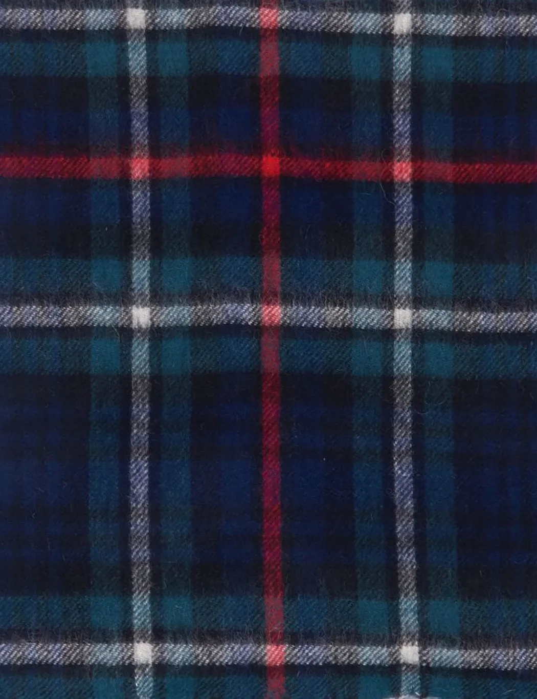 Barbour New Check Tartan Scarf - Mackenzie Blue