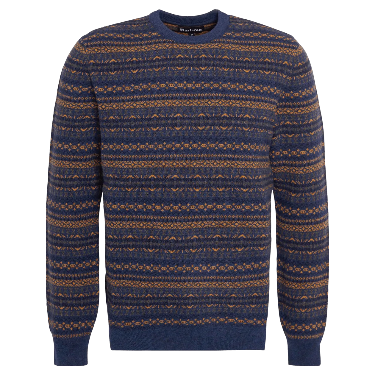 Barbour Orkney Fair Isle Crew Neck Sweater