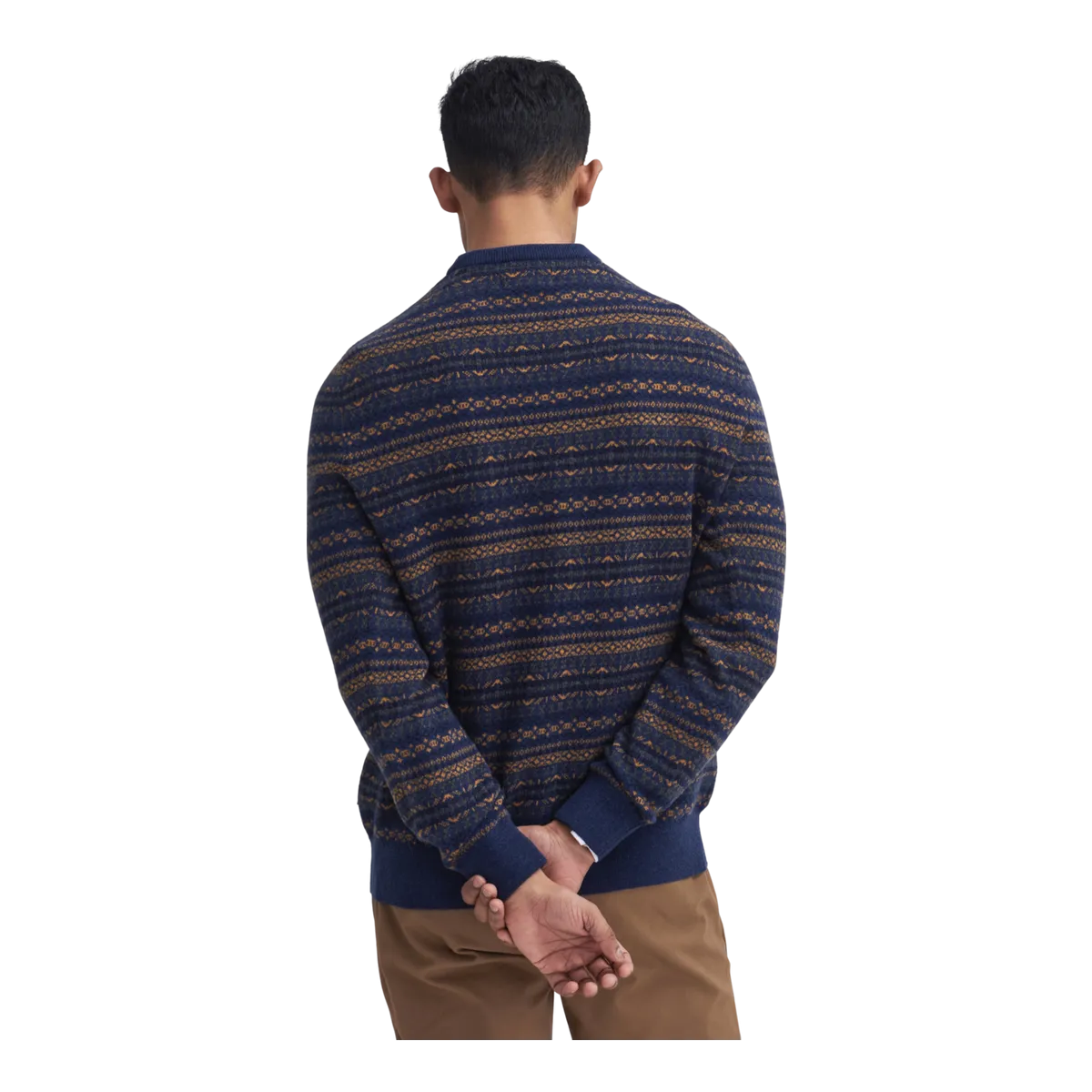 Barbour Orkney Fair Isle Crew Neck Sweater