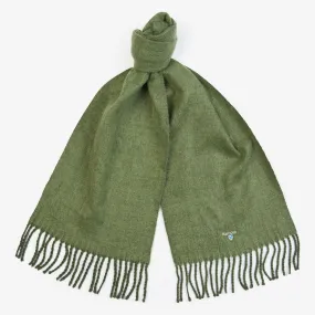 Barbour Two Tone Shiel Scarf in Olive