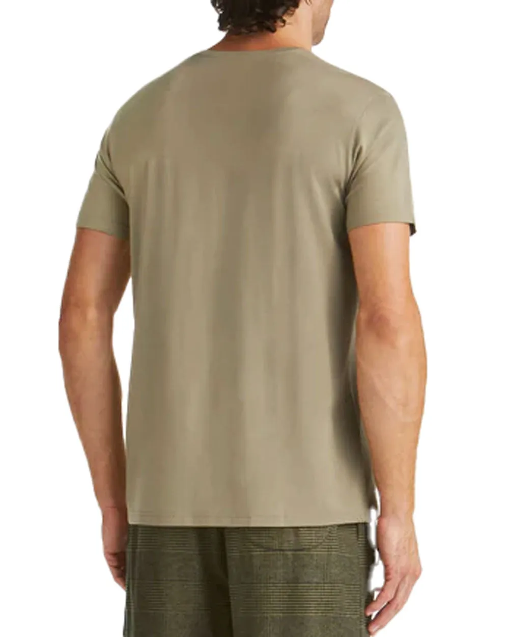 Basel Khaki V-Neck Shirt