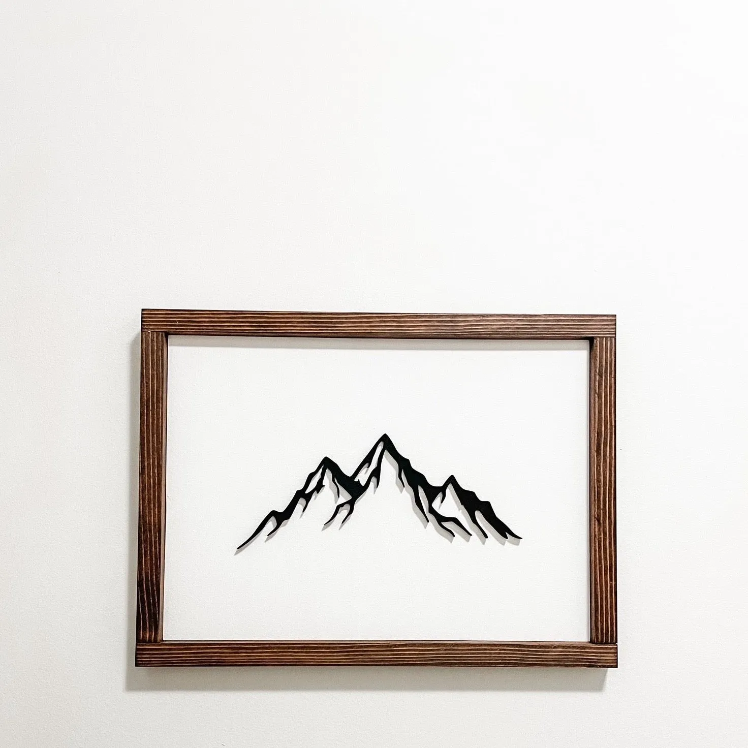 Bastion Mountain Scape Framed Print