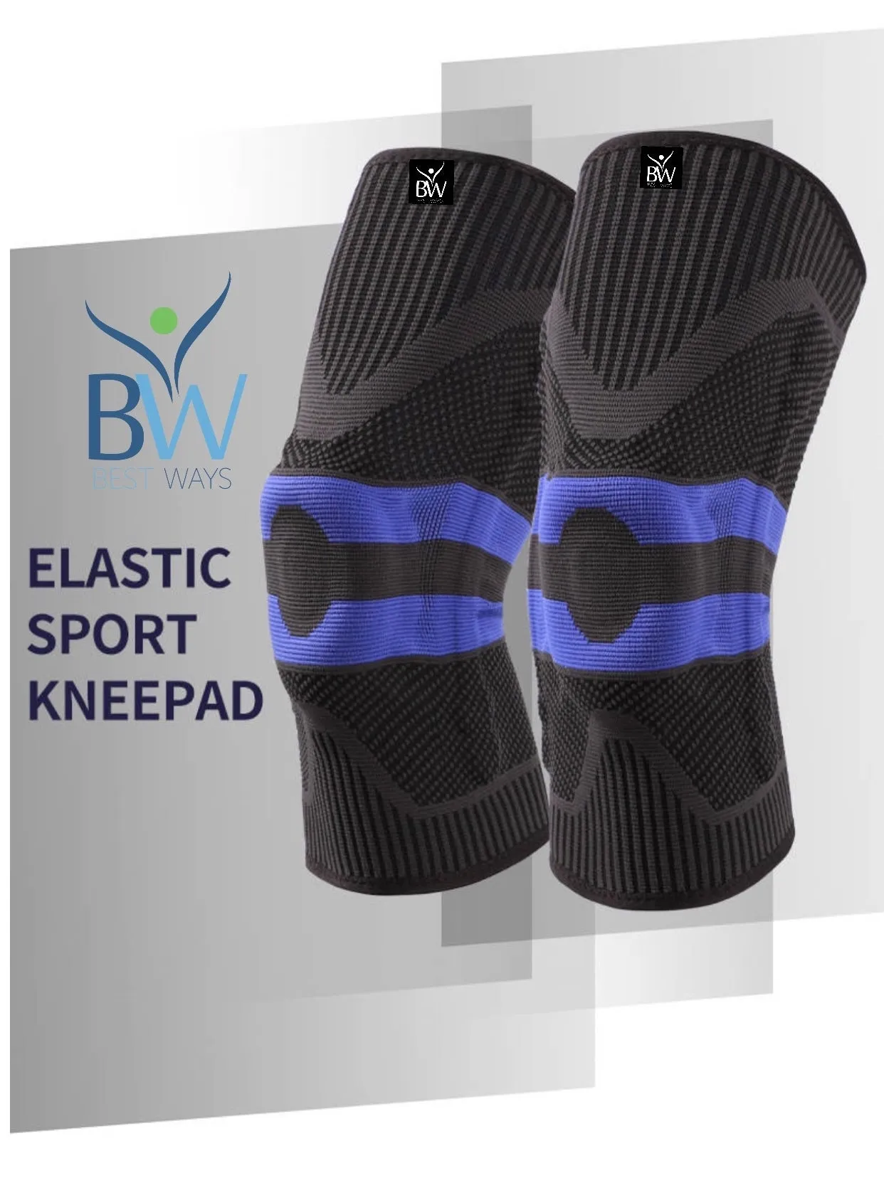 Best Ways Knee Braces/Knee Pads(Knee Pain Relief)- Pair- Limited Stock.