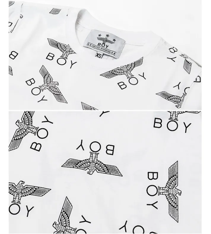 BOY LONDON  |Pullovers Unisex Studded Street Style U-Neck Cotton