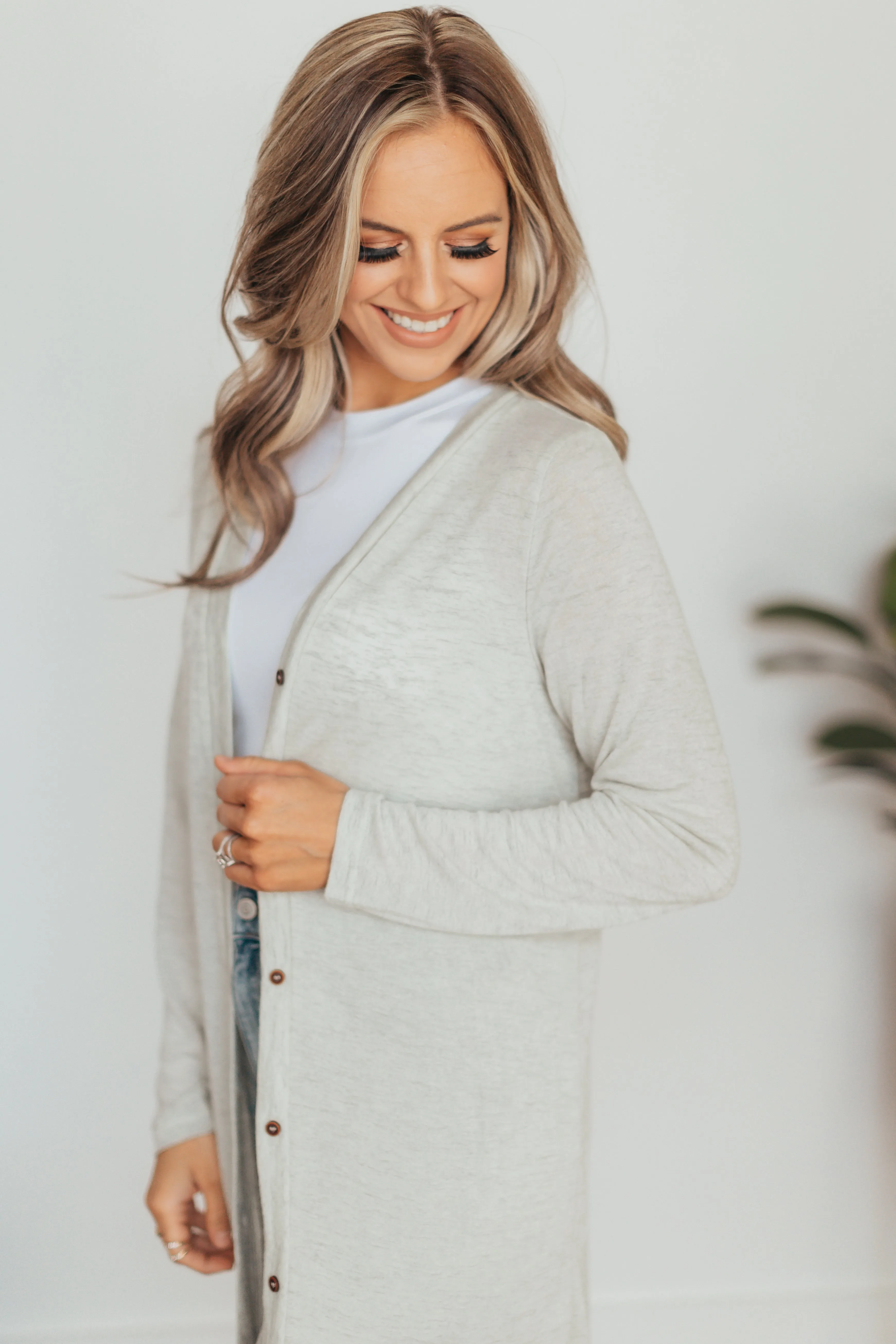 Buttons Lightweight Cardigan - 5 Colors