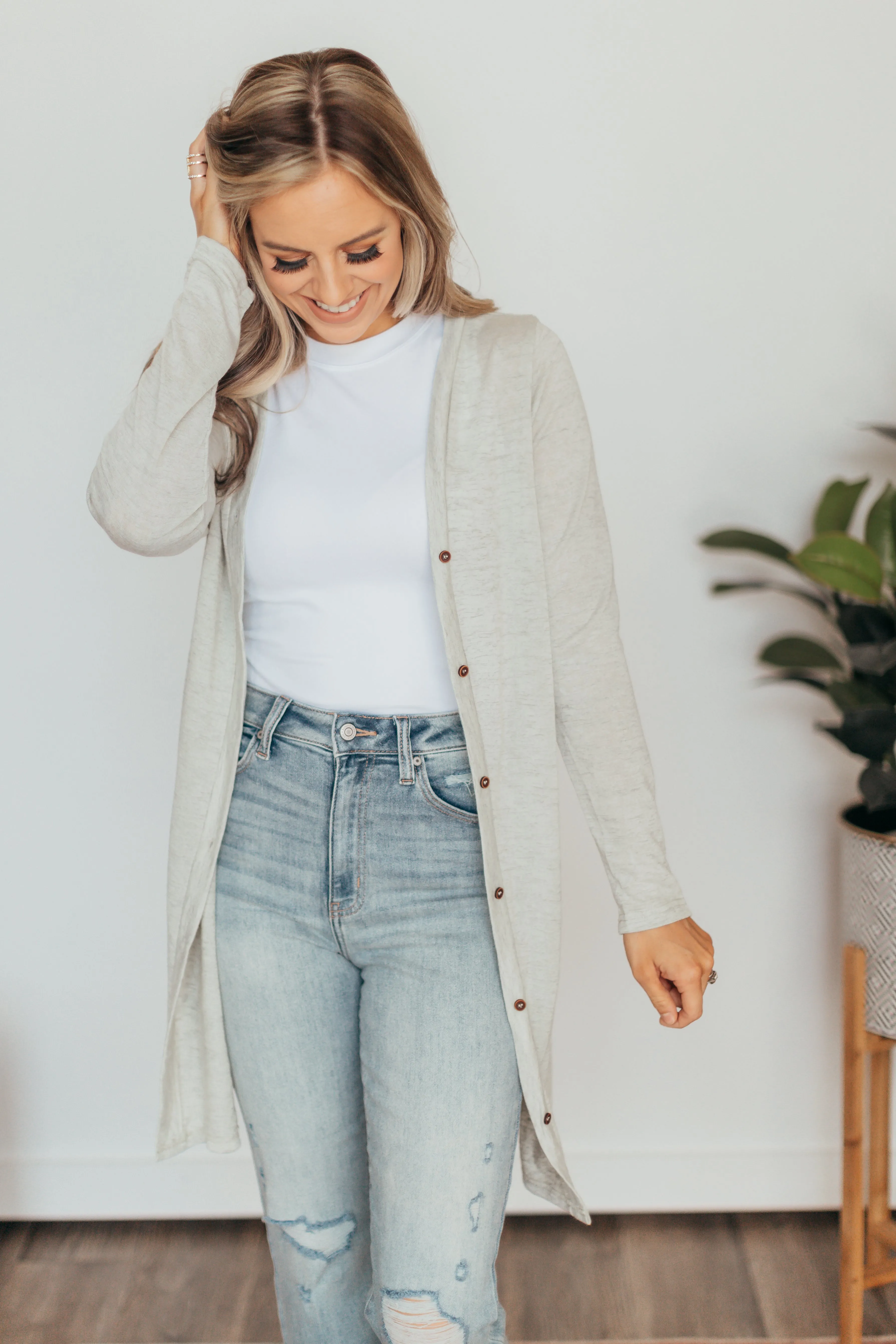 Buttons Lightweight Cardigan - 5 Colors