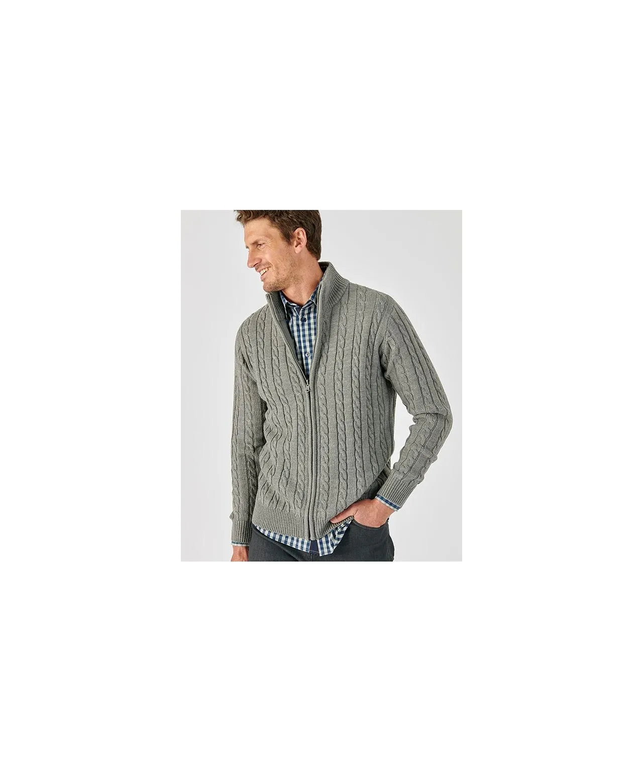 Cable Cardigan