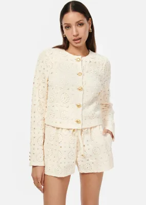 Cami NYC Ligia Crochet Cardigan