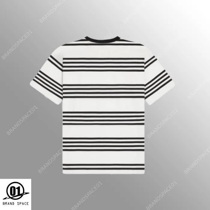 CELINE  |Crew Neck Pullovers Stripes Unisex Street Style Cotton