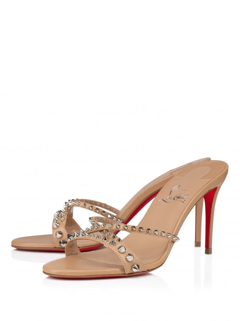 Christian Louboutin Tatoosh Spikes 85 Heels in Blush | In-Store Only