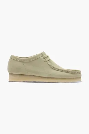 Clarks suede shoes Wallabee men's brown color 26155515