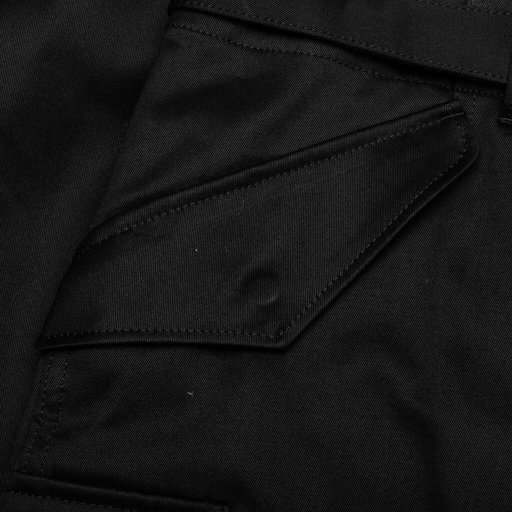 Cotton Chino Pants - Black