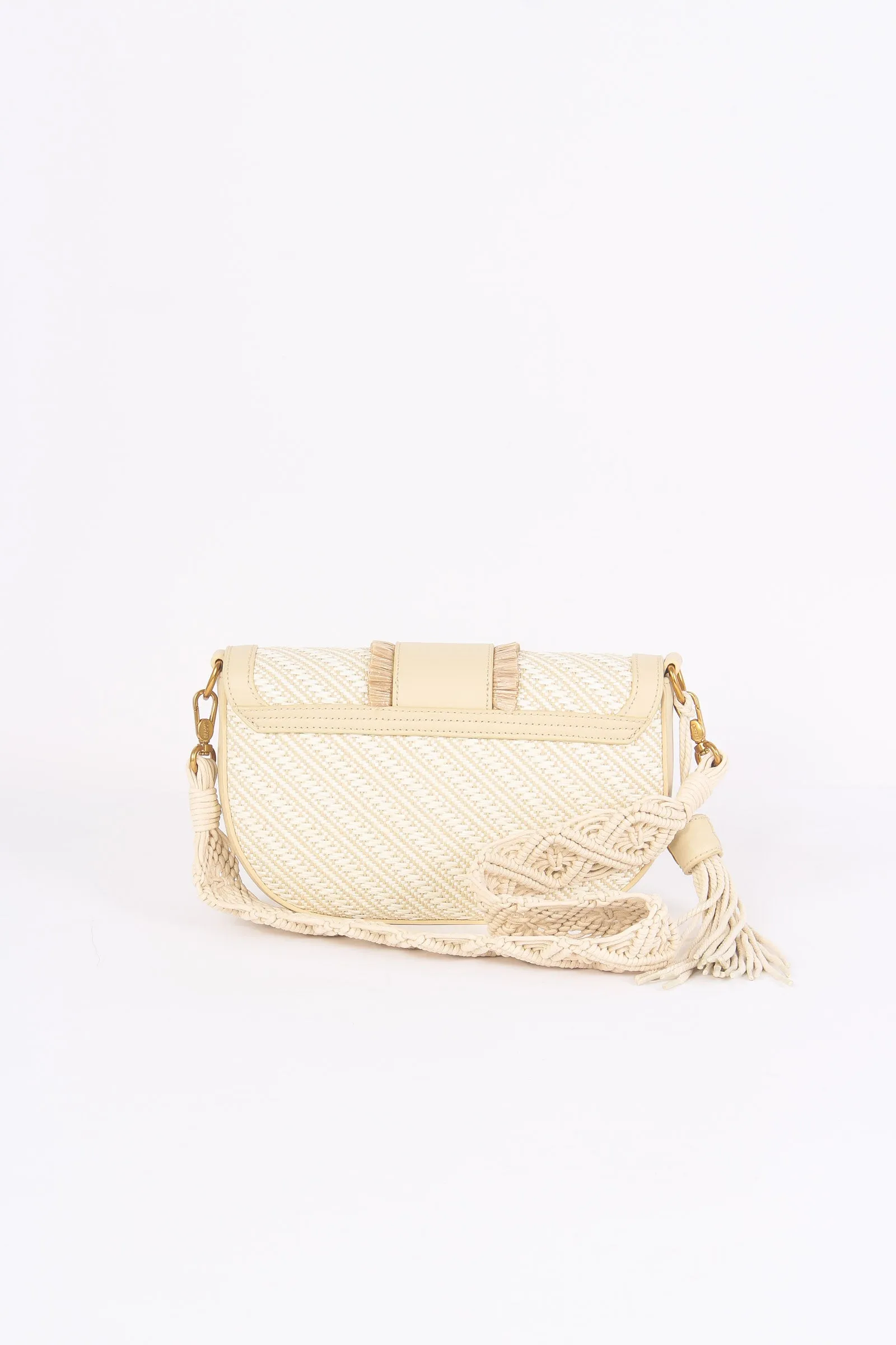 Crossbody Inserto Rafia Coffee Milk