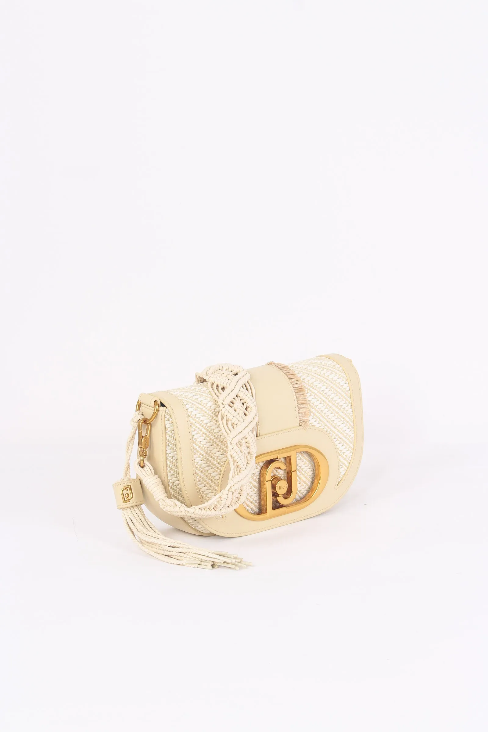 Crossbody Inserto Rafia Coffee Milk