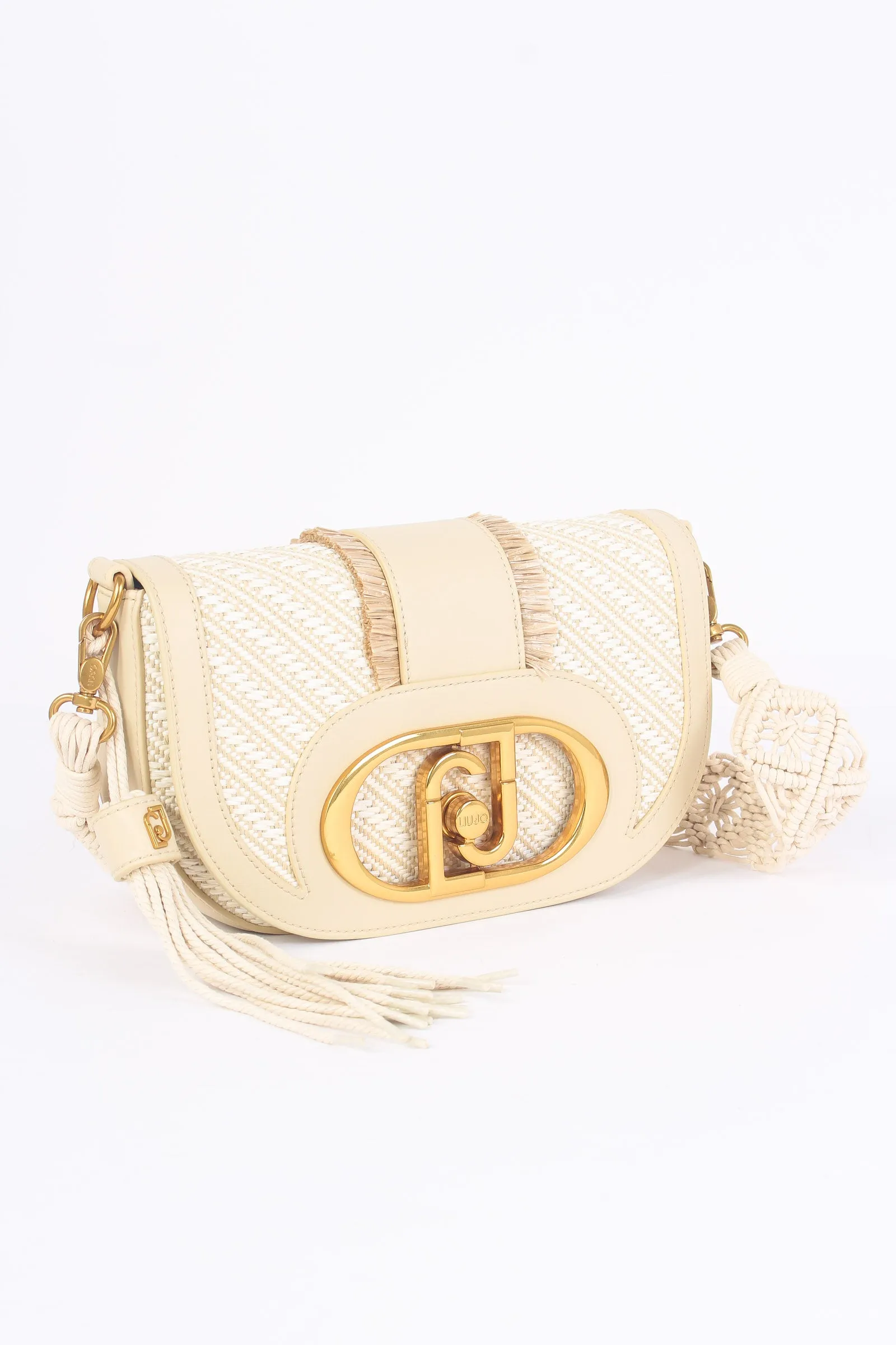 Crossbody Inserto Rafia Coffee Milk