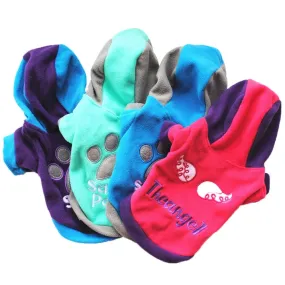 Cute Colored Winter Dog Hoodie