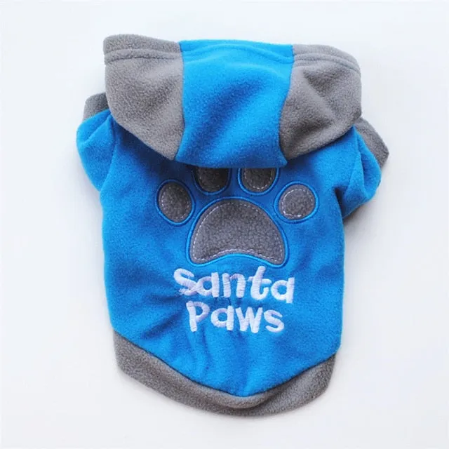 Cute Colored Winter Dog Hoodie