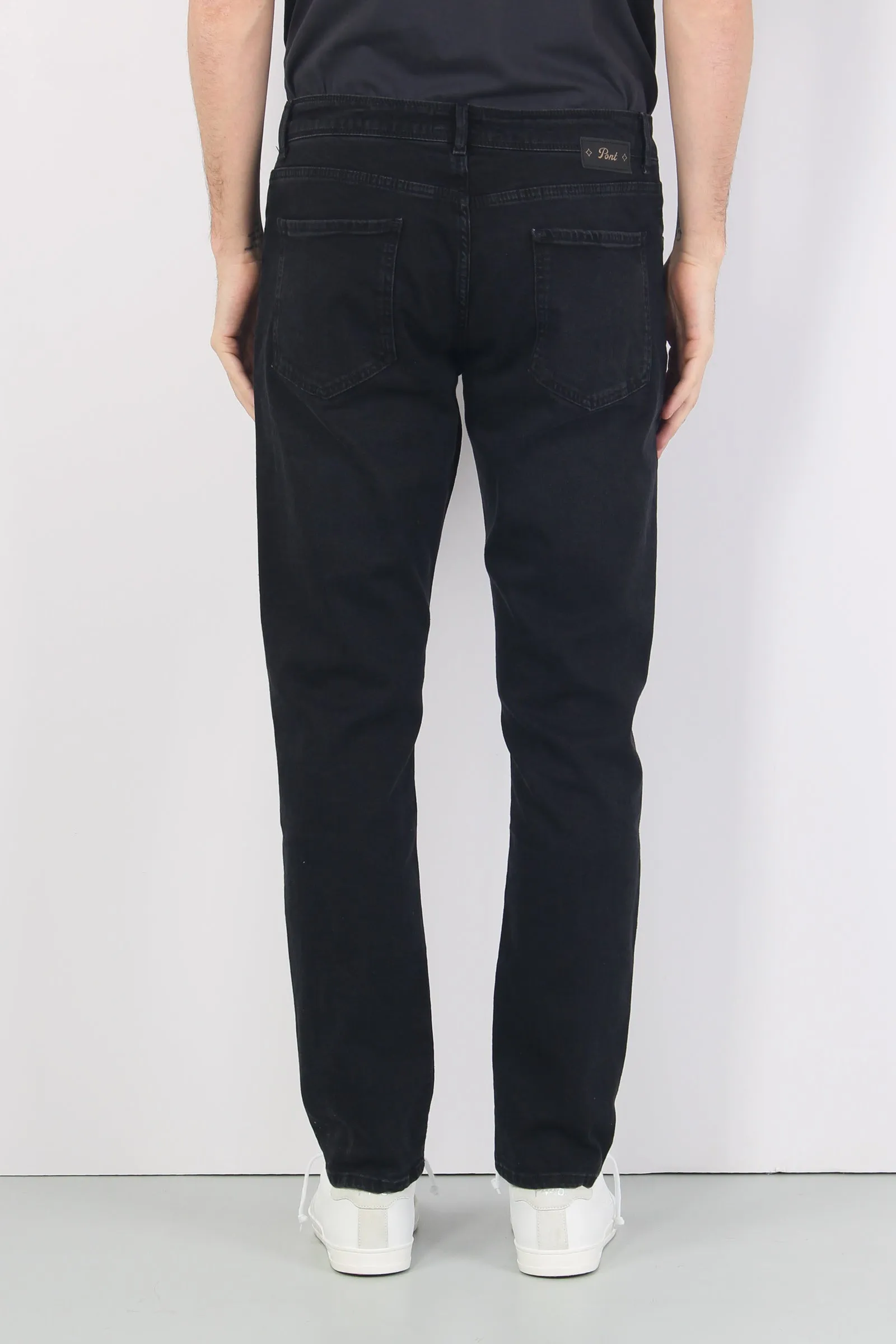 Denim Carrot Fit Nero