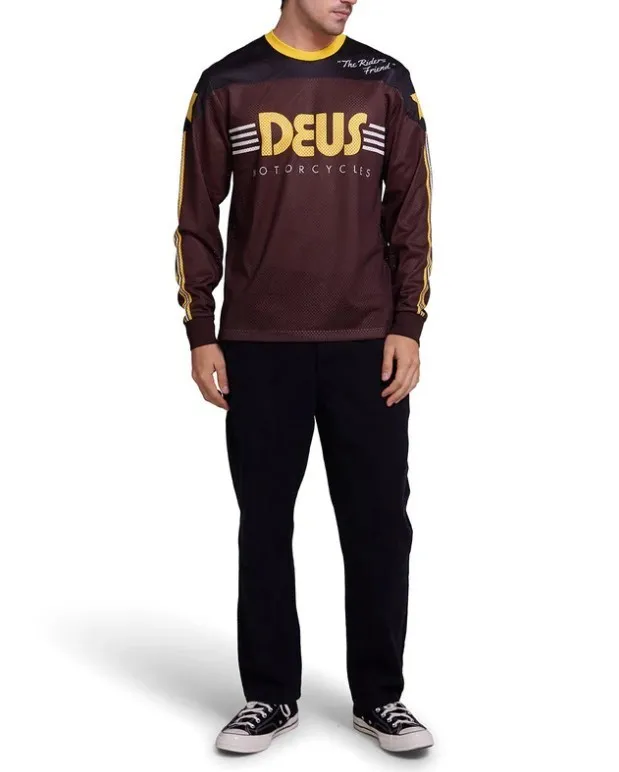 Deus Ex Machina  |Street Style Long Sleeves Long Sleeve T-shirt Surf Style