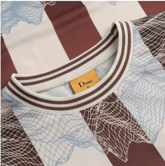 Dime  |Crew Neck Stripes Long Sleeves Long Sleeve T-shirt Logo