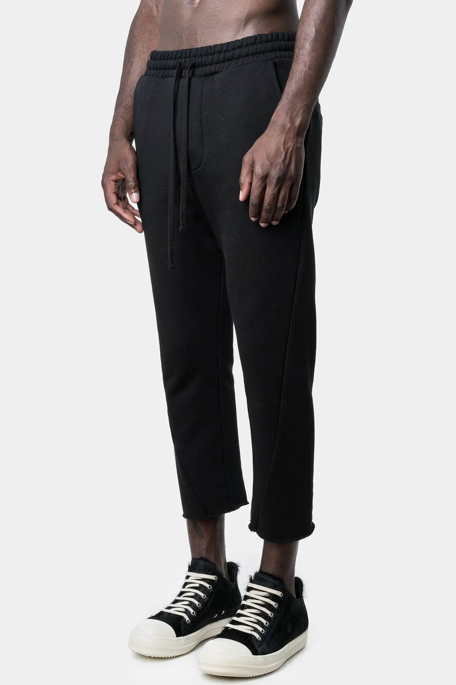 Drop crotch cropped pants