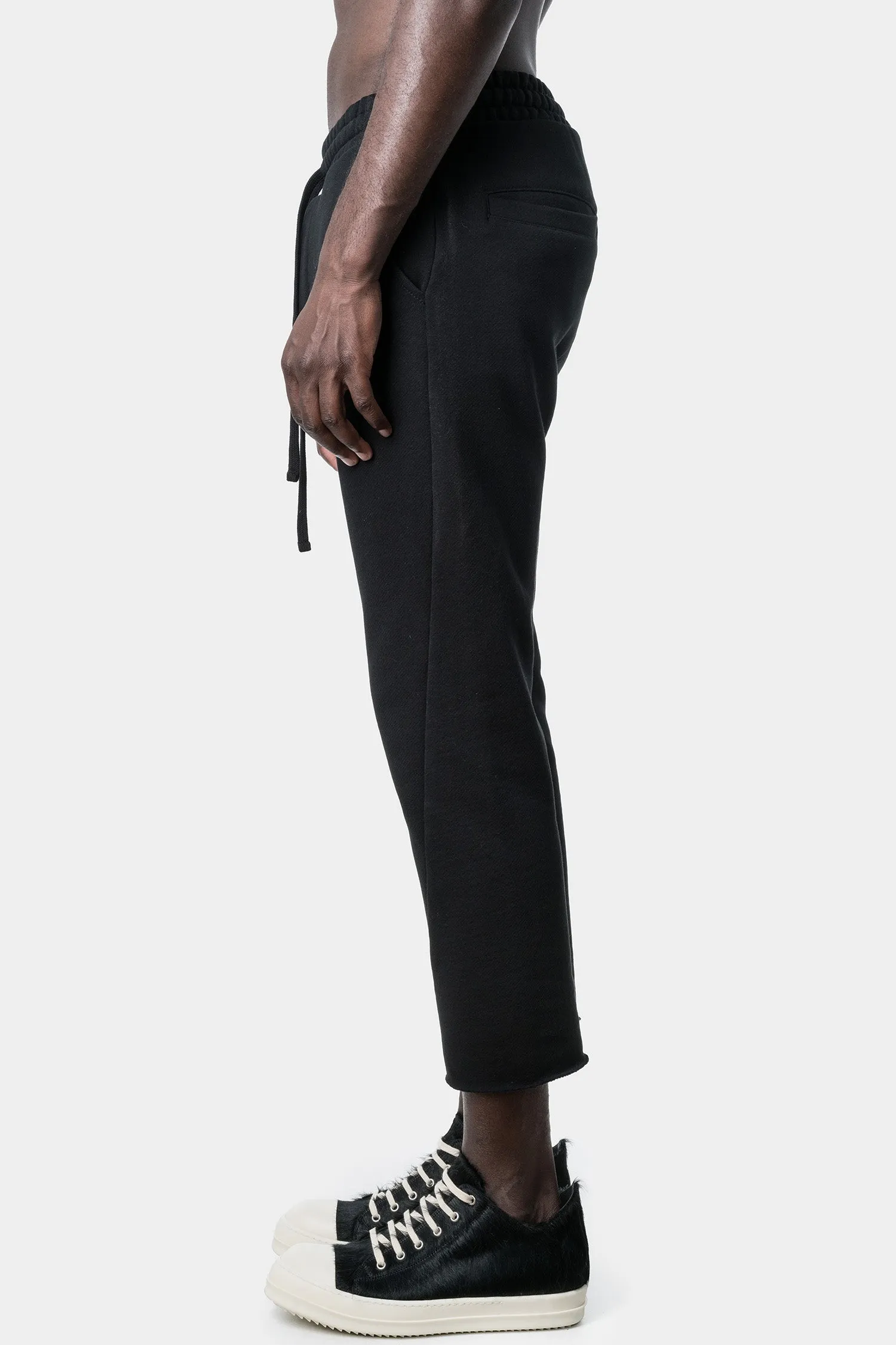 Drop crotch cropped pants