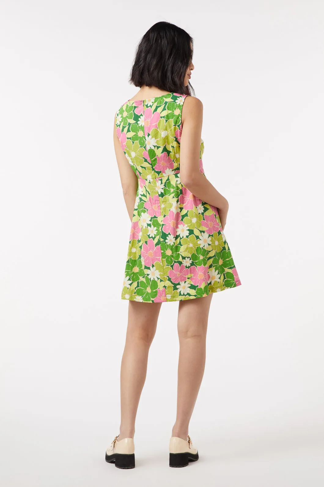 Edie Floral Mini Shift Dress