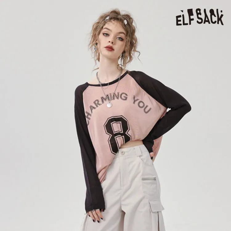 ELF SACK  |Long Sleeves V-neck & Crew neck