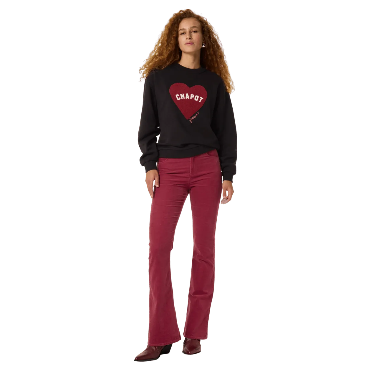 Fabienne Chapot Terry Sport Heart Sweater