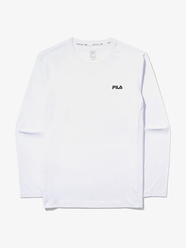 FILA  |Street Style Long Sleeves Plain Long Sleeve T-shirt Logo