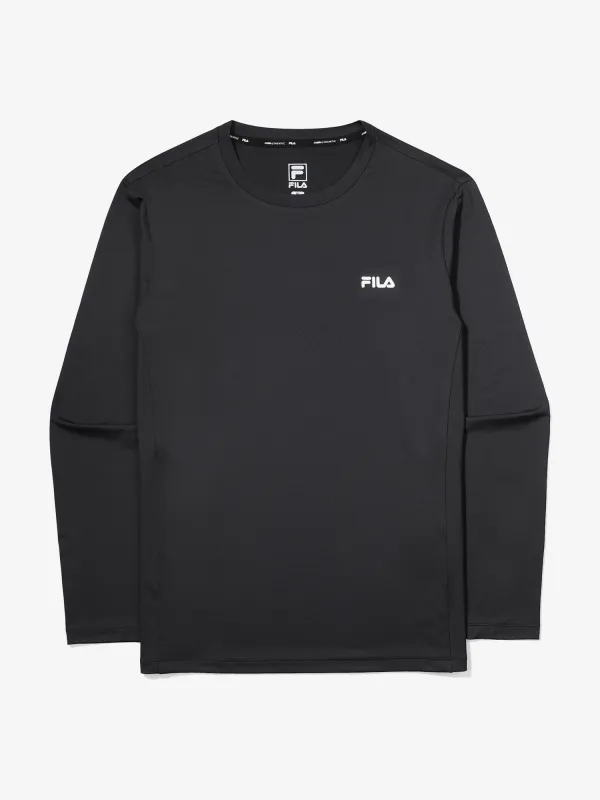 FILA  |Street Style Long Sleeves Plain Long Sleeve T-shirt Logo