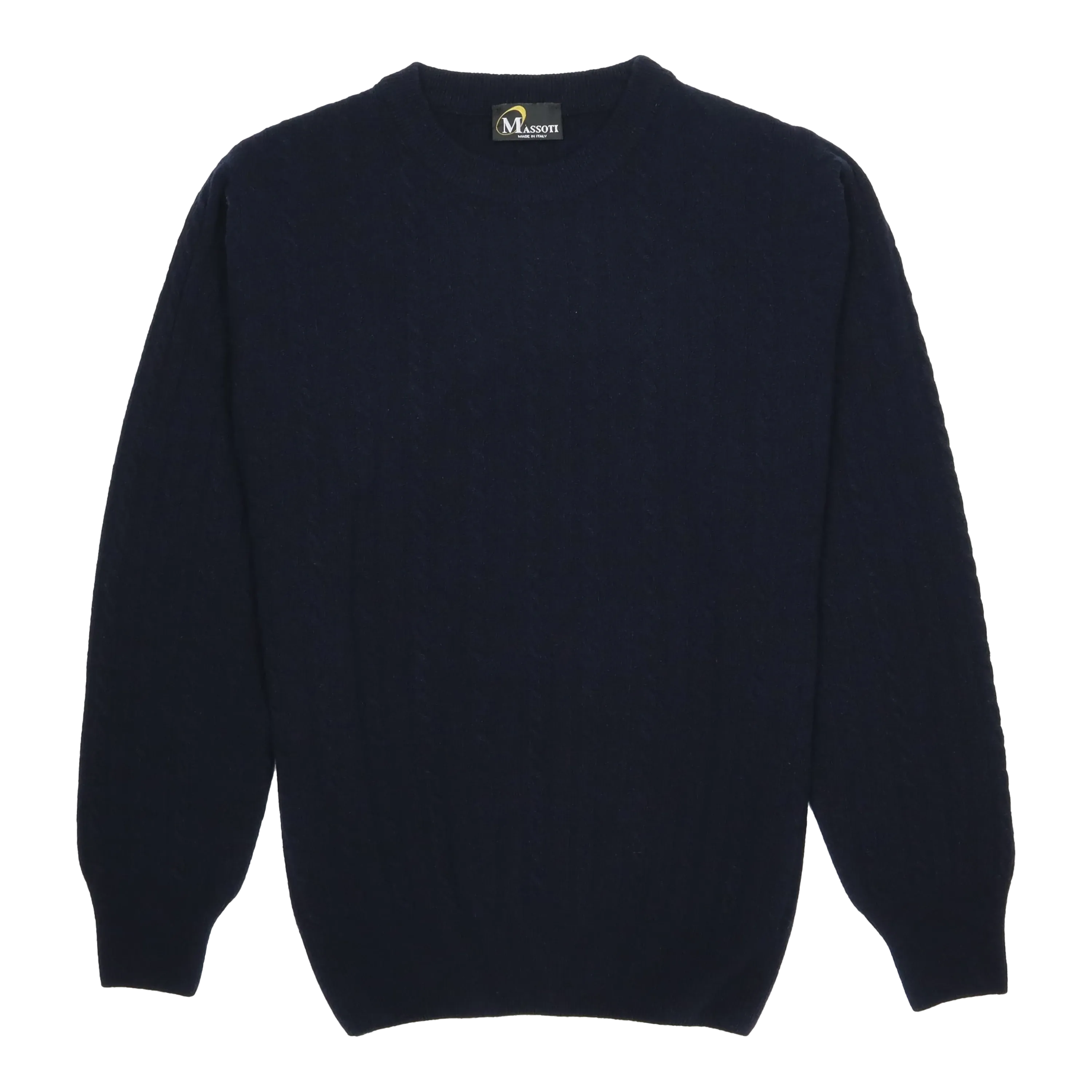 Franco Ponti Crew Neck Cable Sweater