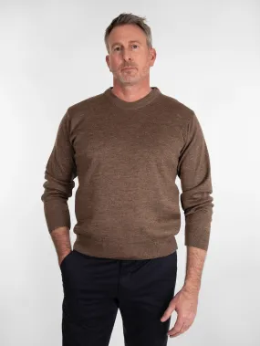 Franco Ponti Crew Neck Sweater K02 in Brown