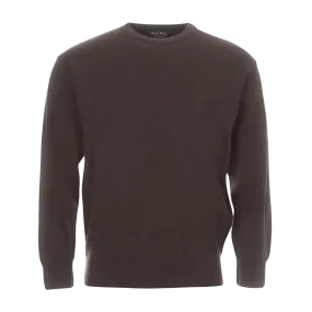 Franco Ponti Crew Neck Sweater K02 in Chocolate